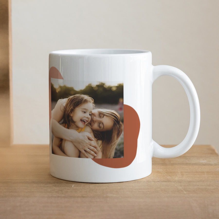 Mug Objets Blanc Fête des mères tâches photo