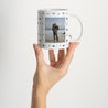Mug Objets Blanc Fête des pères fleurs motifs photo N° 2