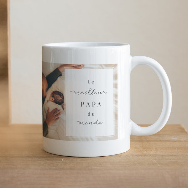 Mug Objets Blanc Le meilleur papa du monde photo