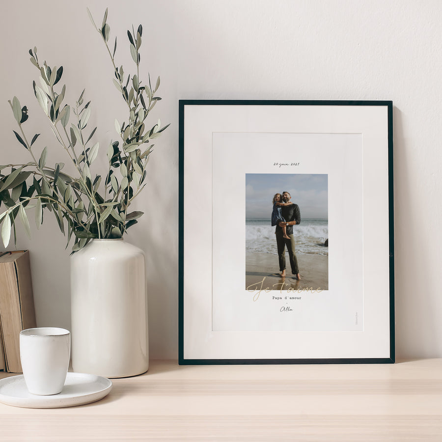 Affiche Objets Portrait Portrait Papa photo