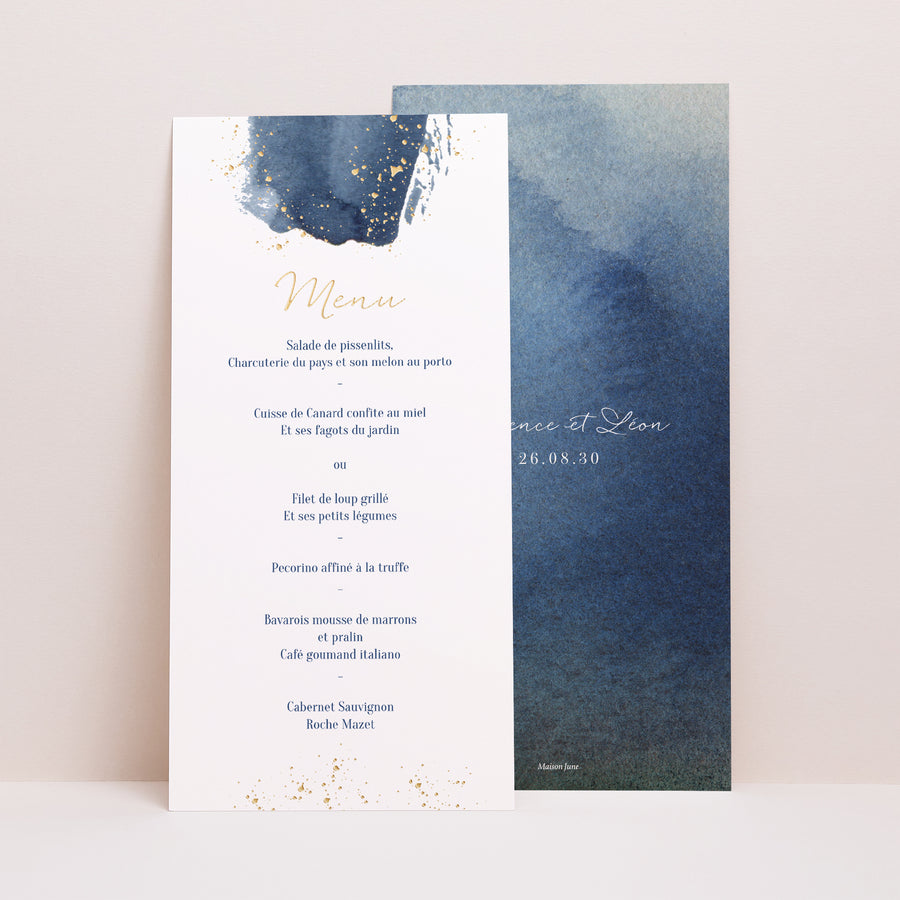 Menu Mariage Panoramique portrait Nuit Magique photo