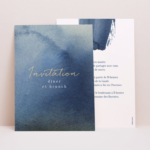 Invitations Mariage Portrait Nuit Magique photo