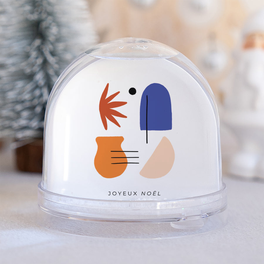 Boule à neige Fin d'année Verre Inspiration Matisse, Méditerranée photo
