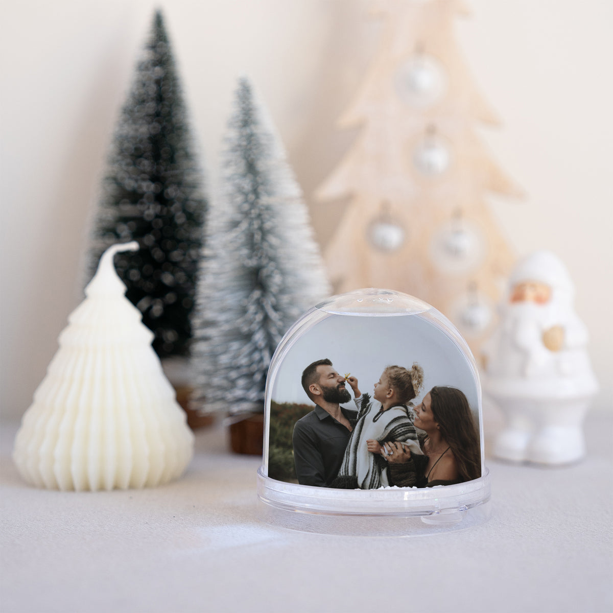 Boule à neige Fin d'année Verre Buisson Ardent photo N° 5