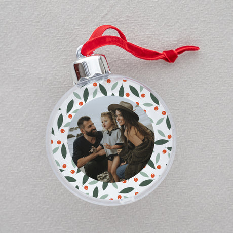 Boule de Noël Fin d'année Ronde Buisson Ardent