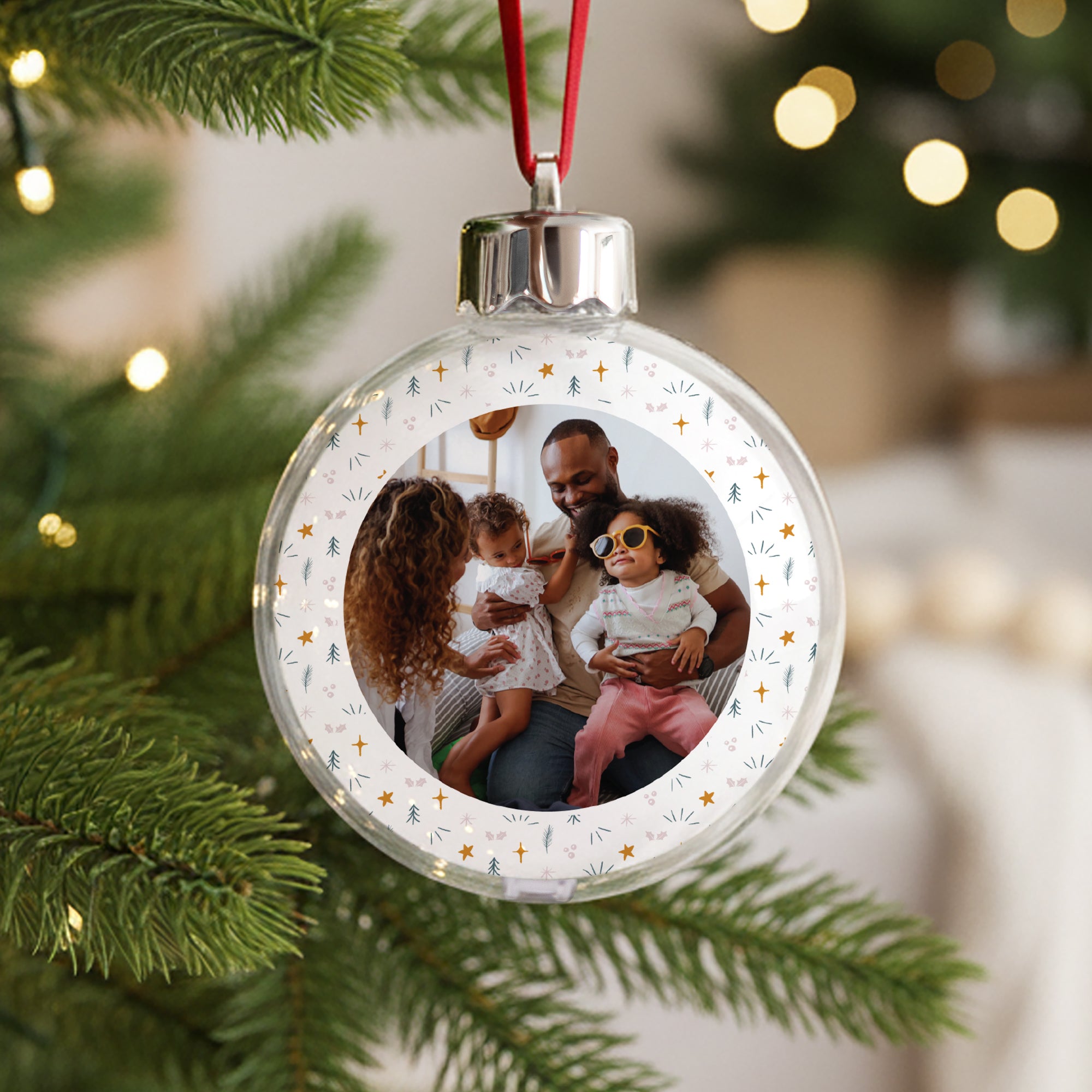 Boule de Noël Fin d'année Ronde Motif festif photo N° 1