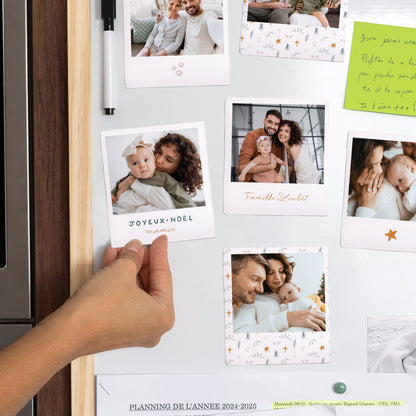 Tirage photo Fin d'année Lot de 12, magnétique Motif festif photo N° 2