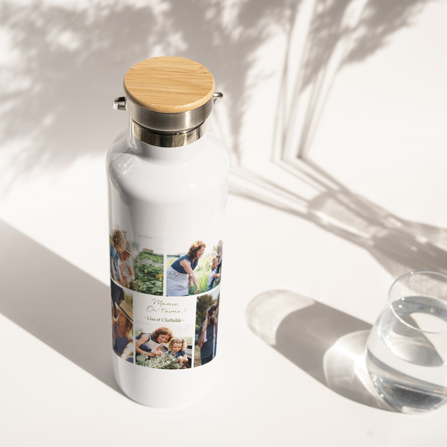 Gourde Objets 75 cl Multi-photos Famille photo