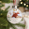 Boule de Noël Fin d'année Ronde Branches de sapin de Noël photo N° 1