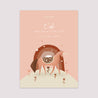 Affiche Anniversaire Enfant Portrait 30 x 40 cm Licorne Rose Poudré photo N° 2