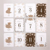 Carte étape bébé Naissance Lot de 12 Ourson photo N° 3