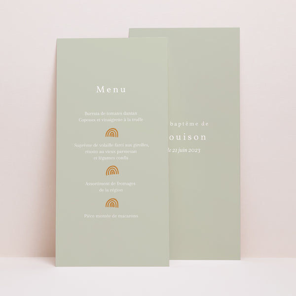 Menu Baptême Panoramique portrait Hirondelle de Printemps photo