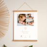 Affiche Naissance Portrait 30 x 40 cm Mobile Marguerite photo N° 1