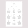 Plan de table Mariage Portrait Végétal romantique photo N° 2