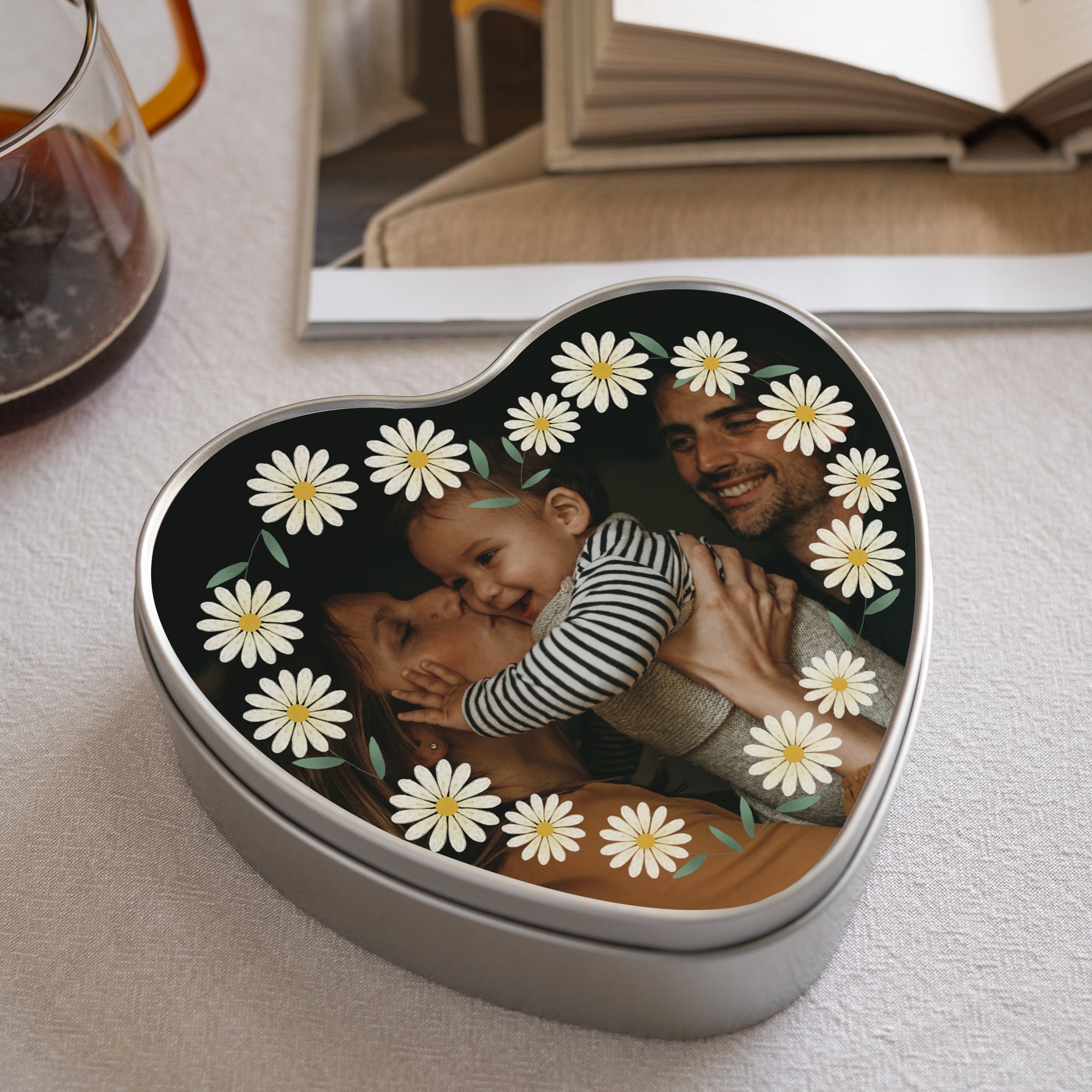 Boite métallique Objets Cœur L'amour le vrai photo N° 1