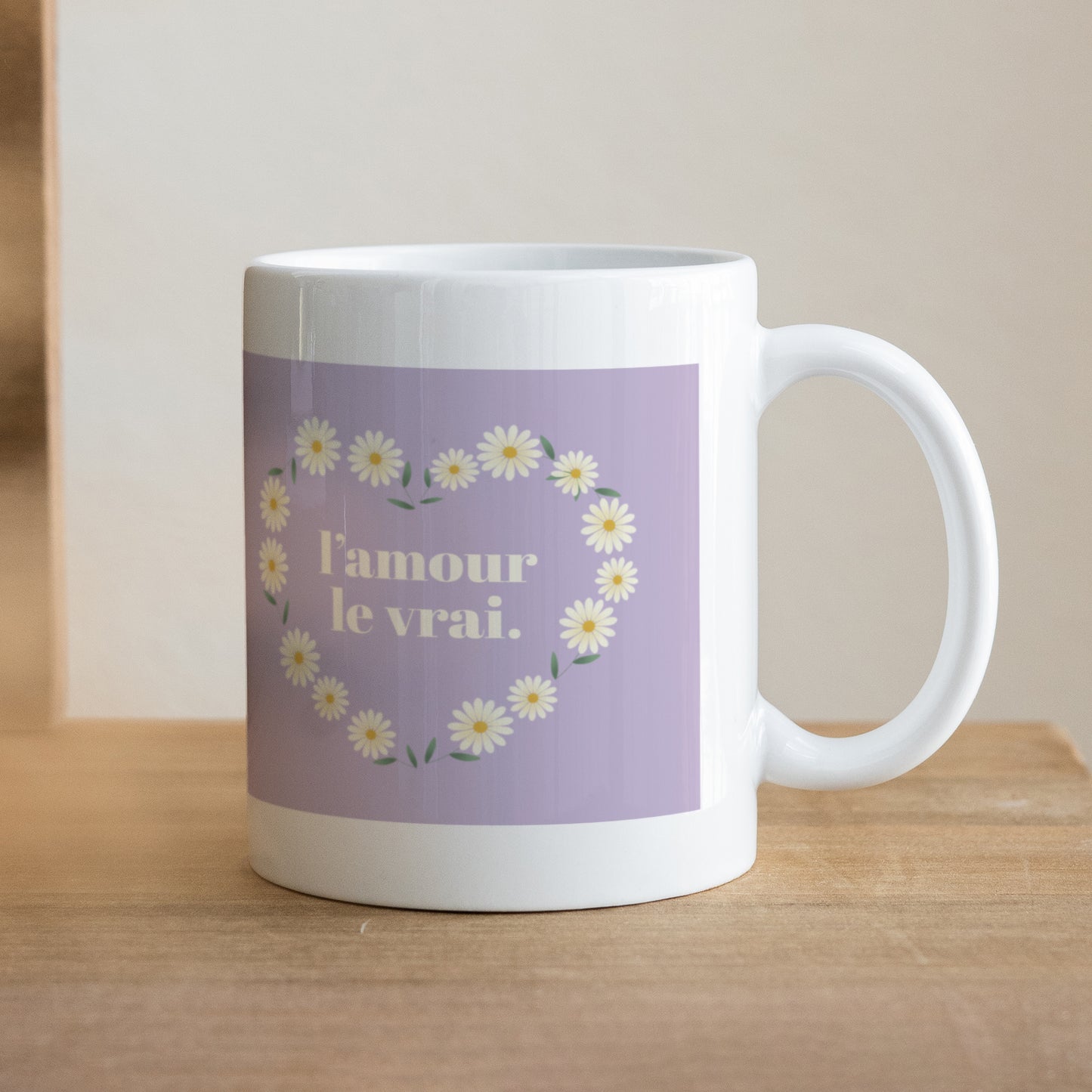 Mug Objets Blanc L'amour le vrai photo N° 1