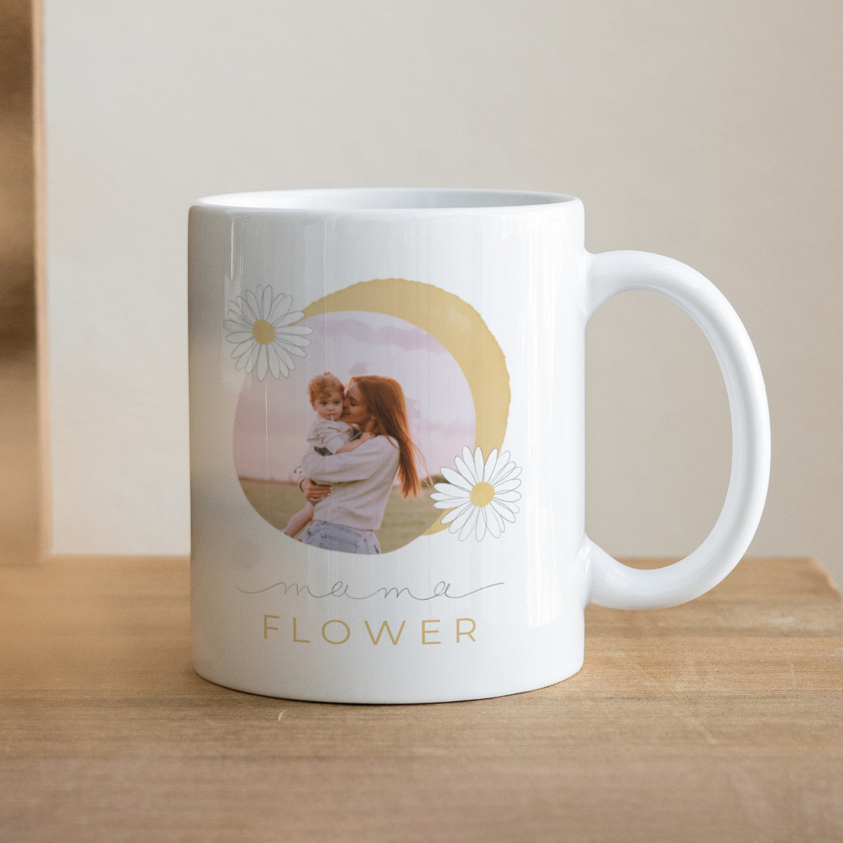 Mug Objets Blanc Mama Flower photo N° 1