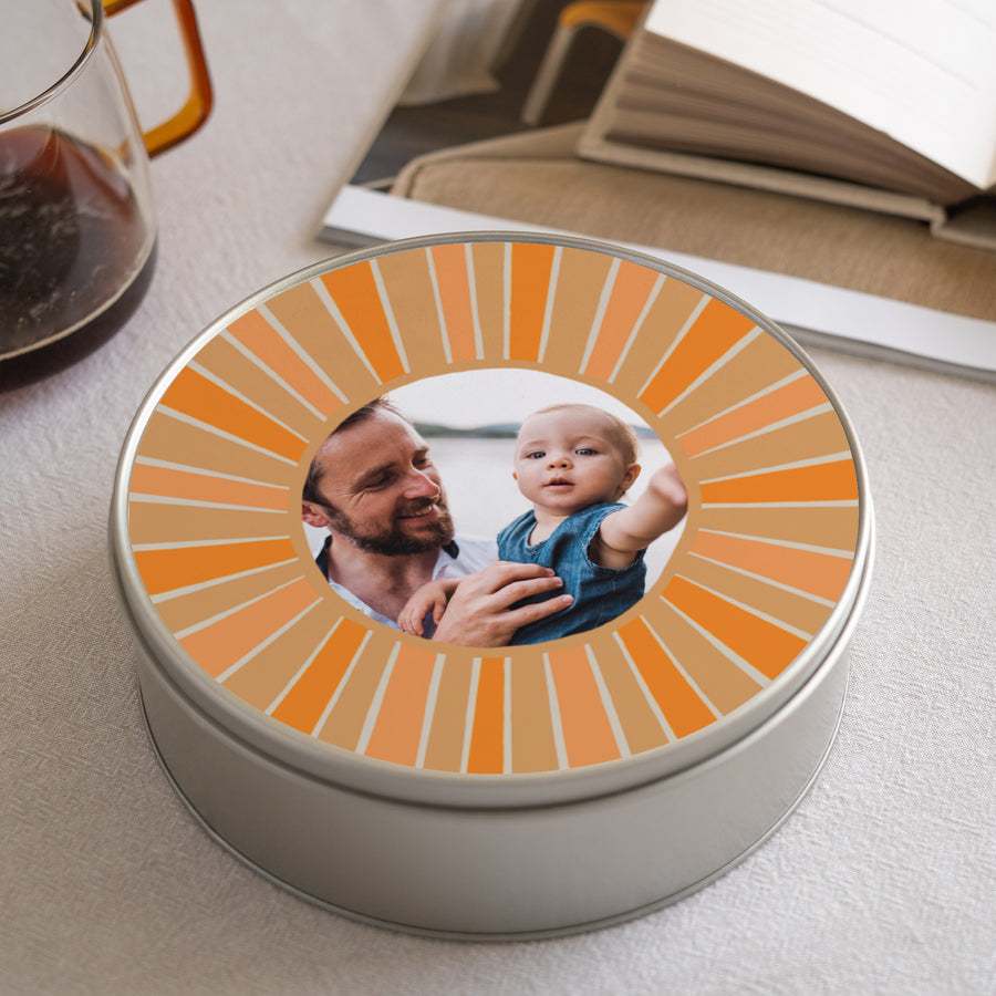 Boite métallique Objets Ronde Mon Papa à Moi photo