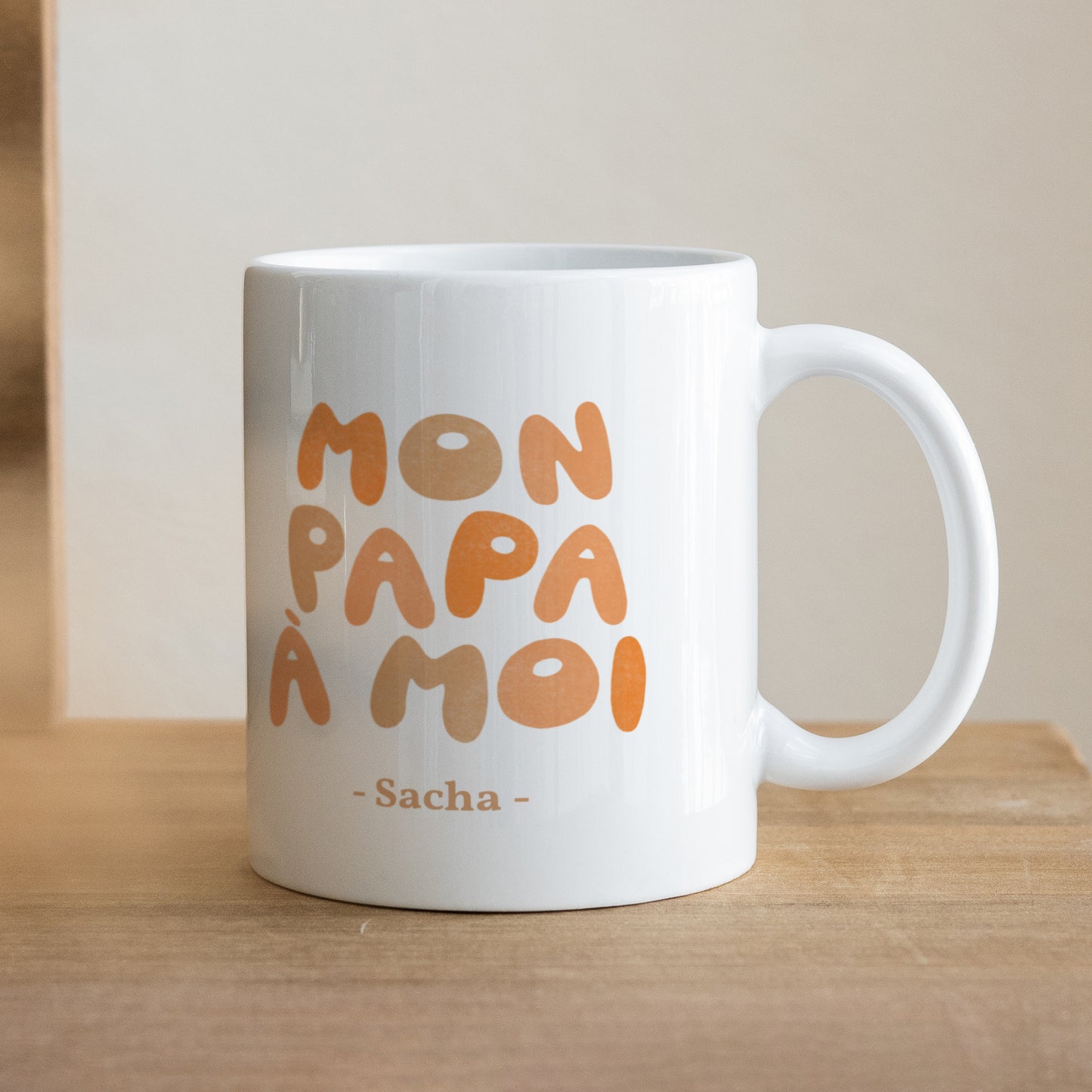 Mug Objets Blanc Mon Papa à Moi photo N° 1