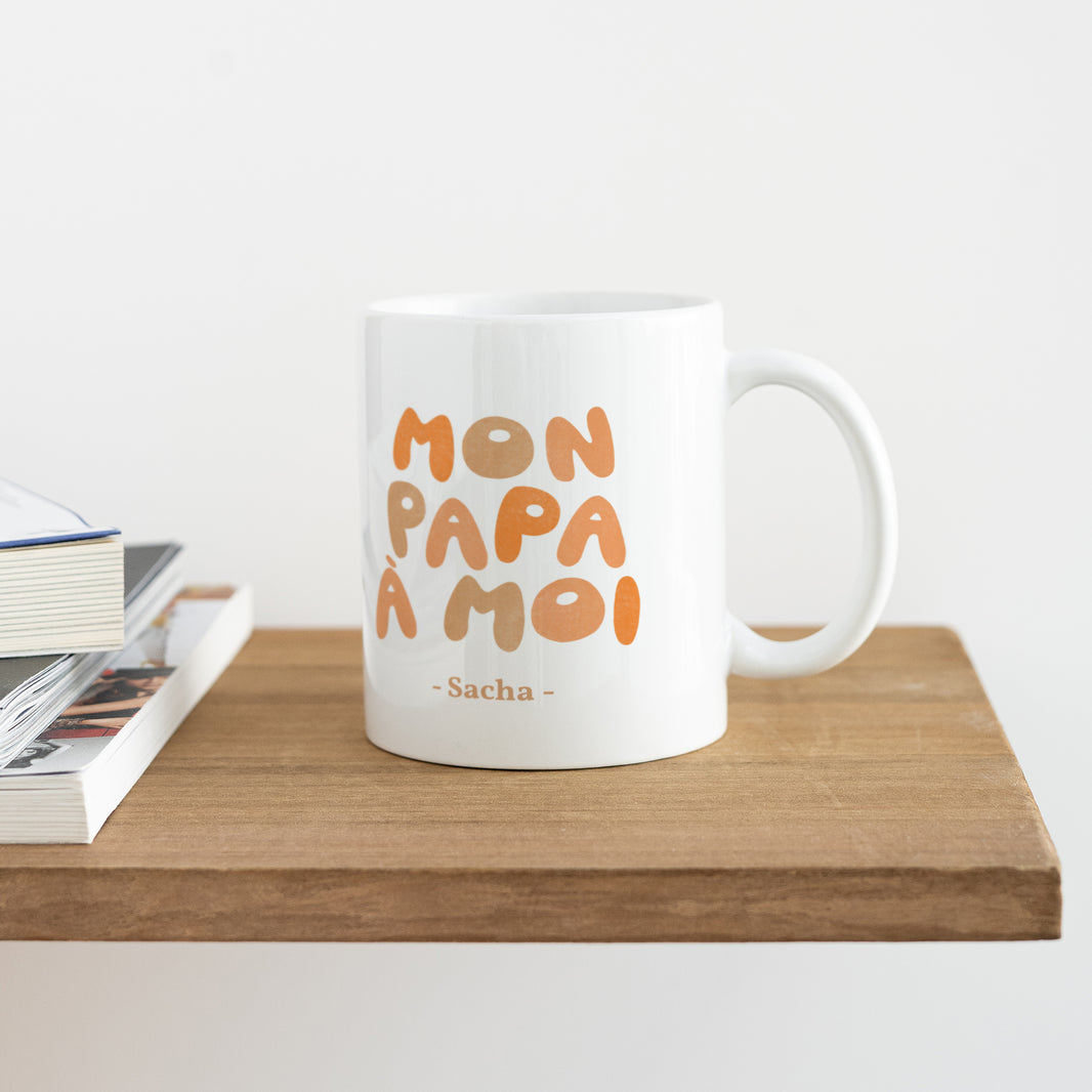 Mug Objets Blanc Mon Papa à Moi photo N° 4