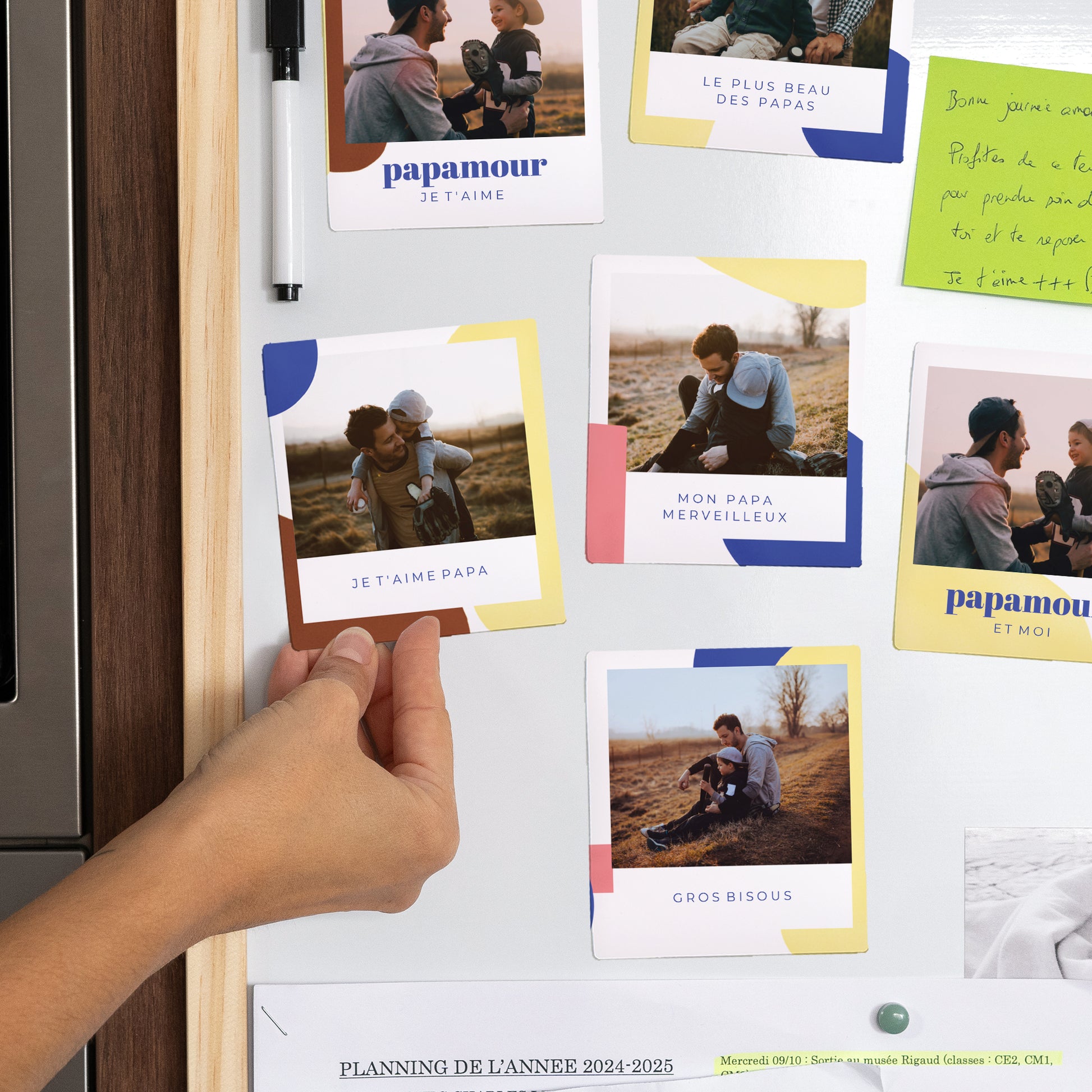 Magnet Objets Lot de 12, magnétique Papamour II photo N° 2