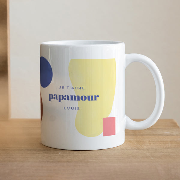 Mug Objets Blanc Papamour II photo