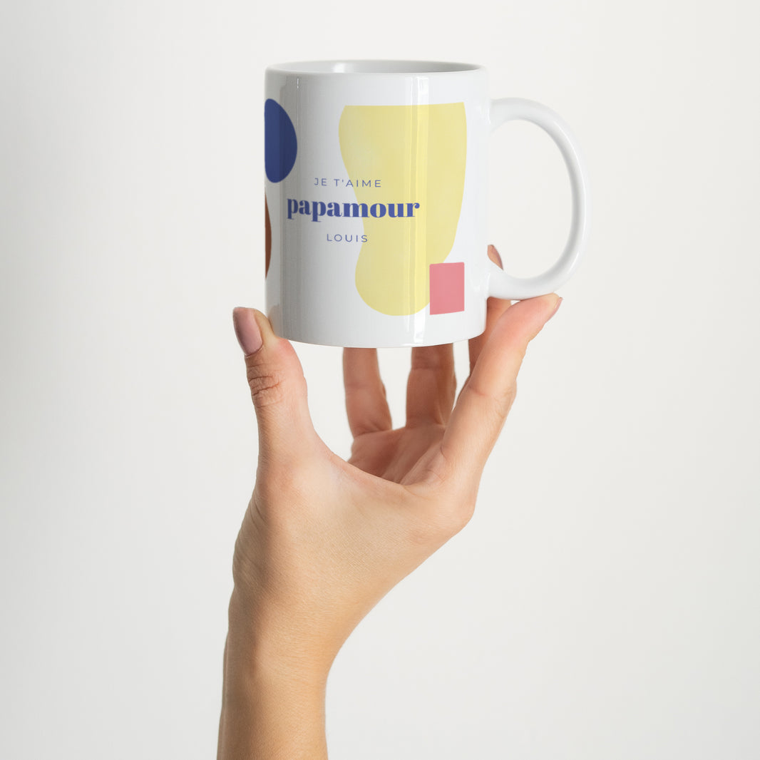 Mug Objets Blanc Papamour photo N° 2