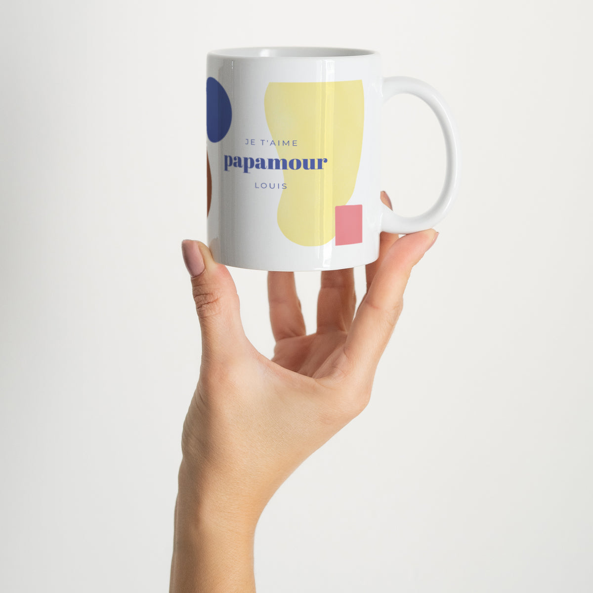 Mug Objets Blanc Papamour II photo N° 2