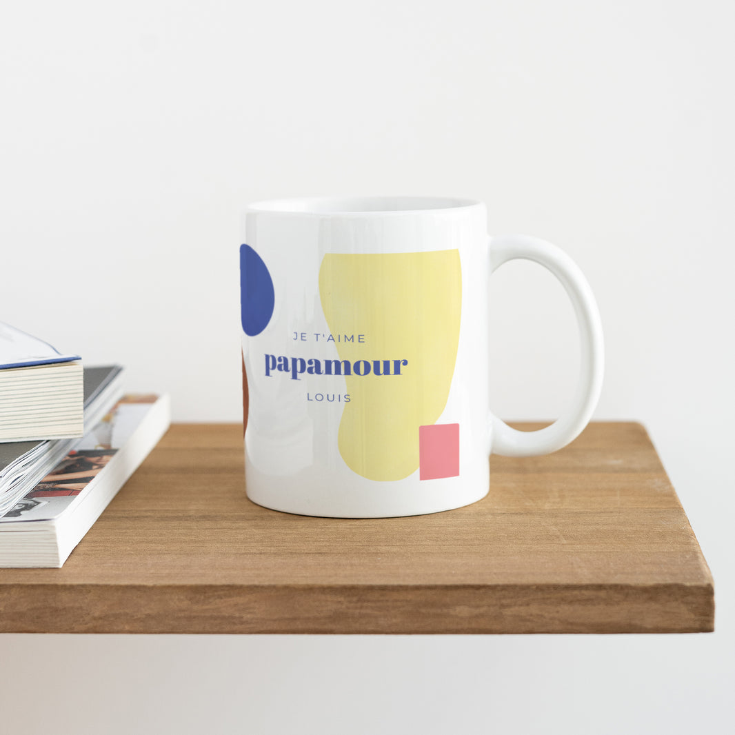 Mug Objets Blanc Papamour photo N° 4