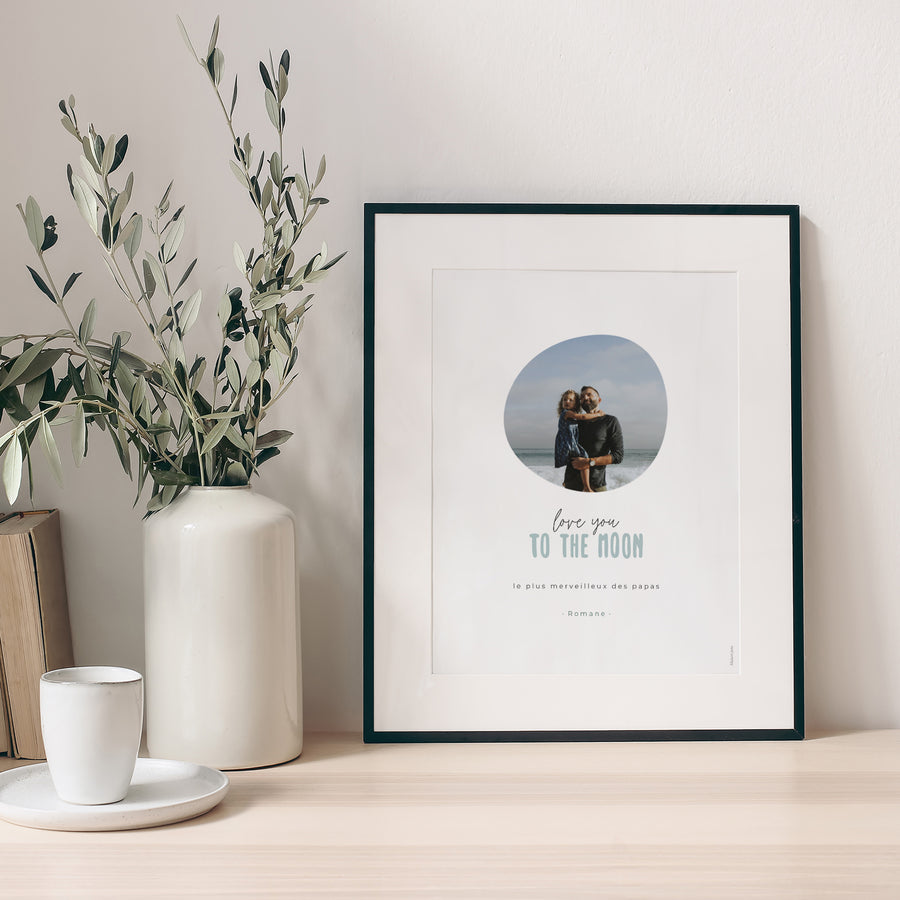 Affiche Objets Portrait To the moon III photo