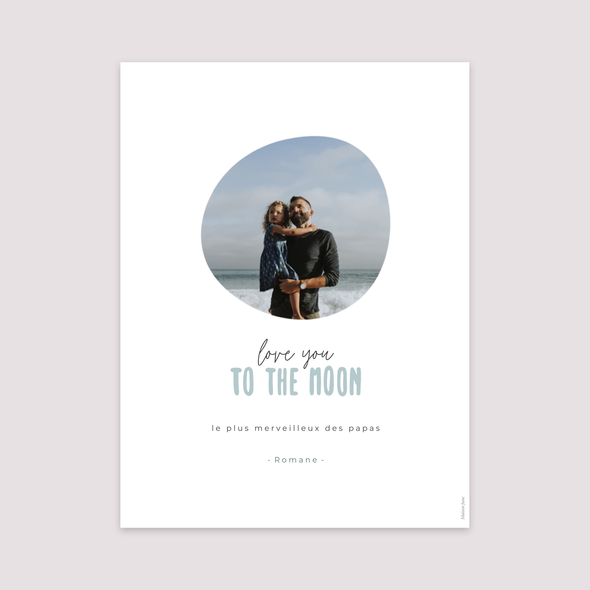 Affiche Portrait 30 x 40 cm To the moon III photo N° 2
