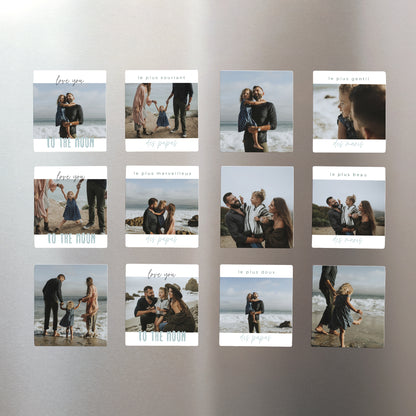 Magnet Objets Lot de 12, magnétique To the moon III photo N° 1