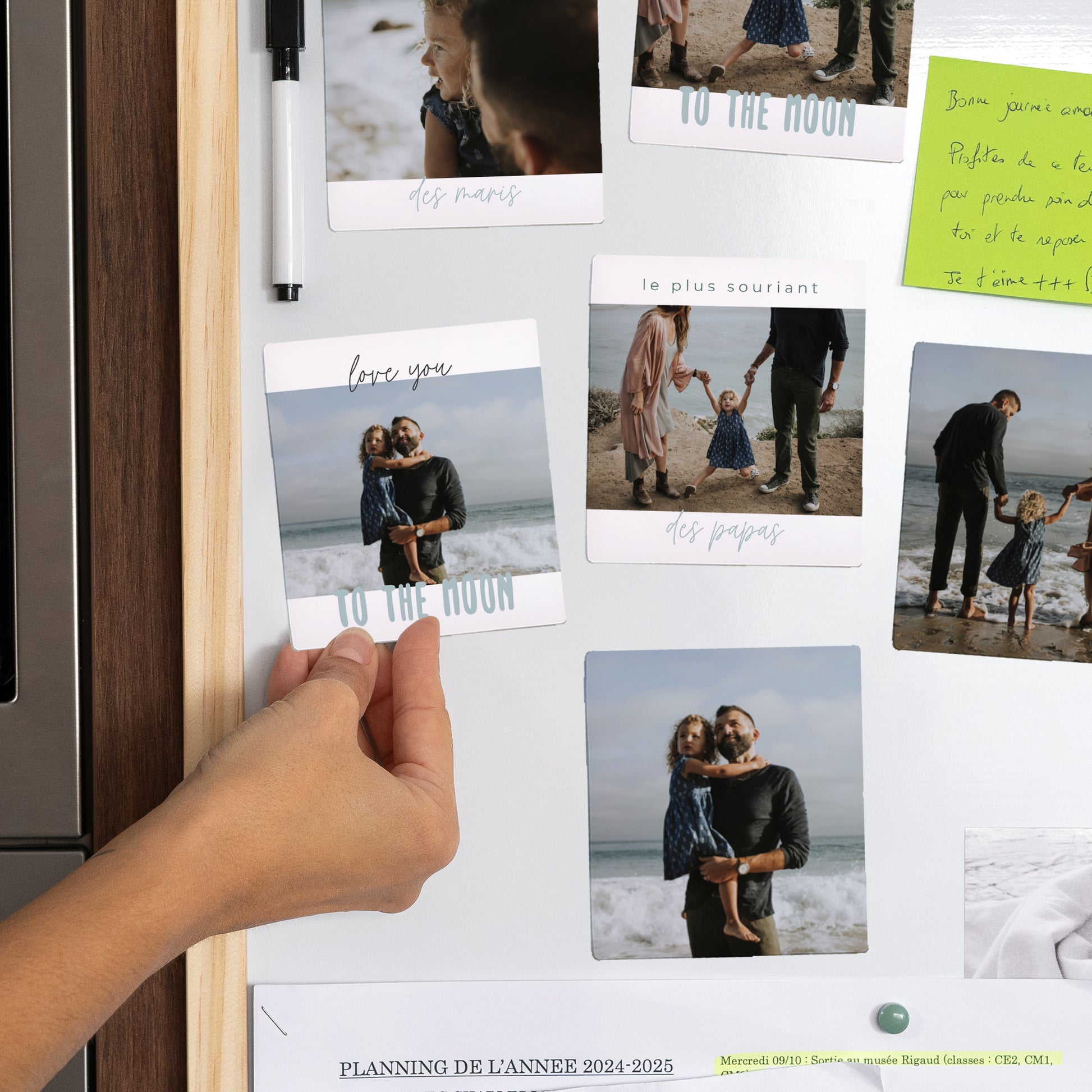 Magnet Objets Lot de 12, magnétique To the moon III photo N° 2