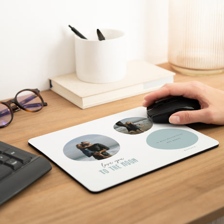 Tapis de souris Objets Rectangle To the moon III