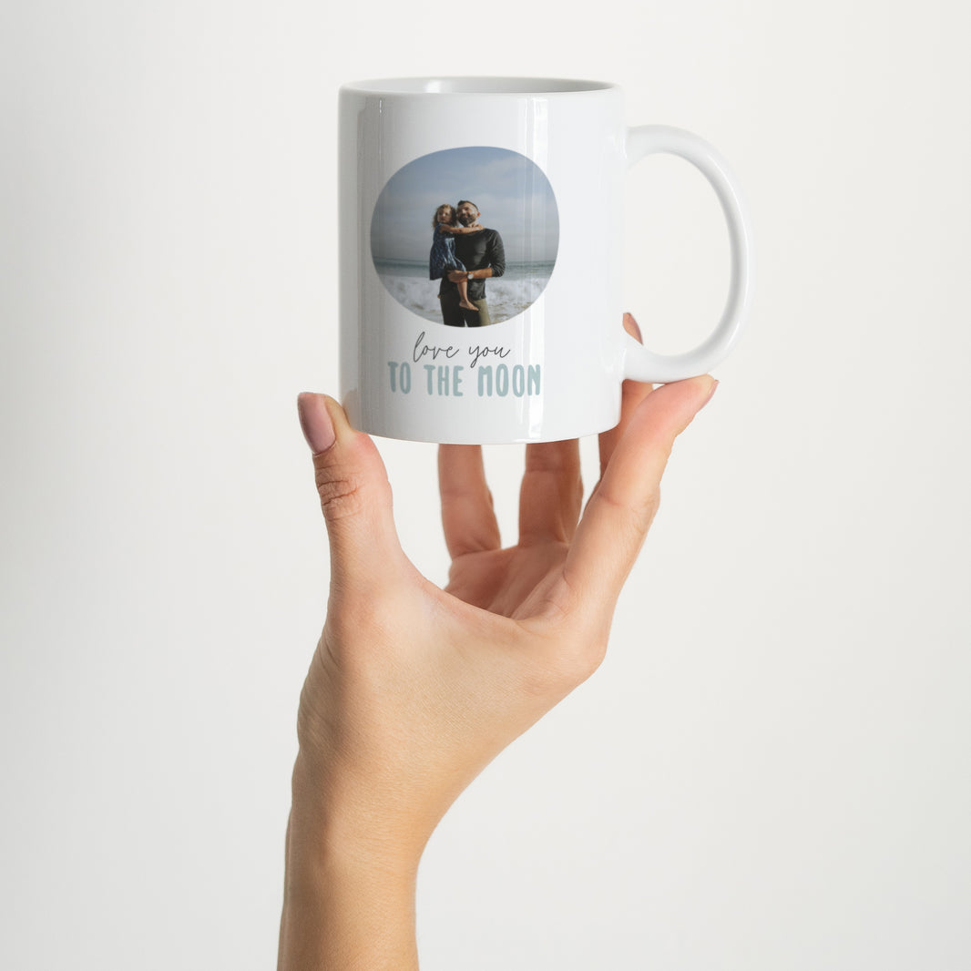 Mug Objets Blanc To the moon photo N° 2