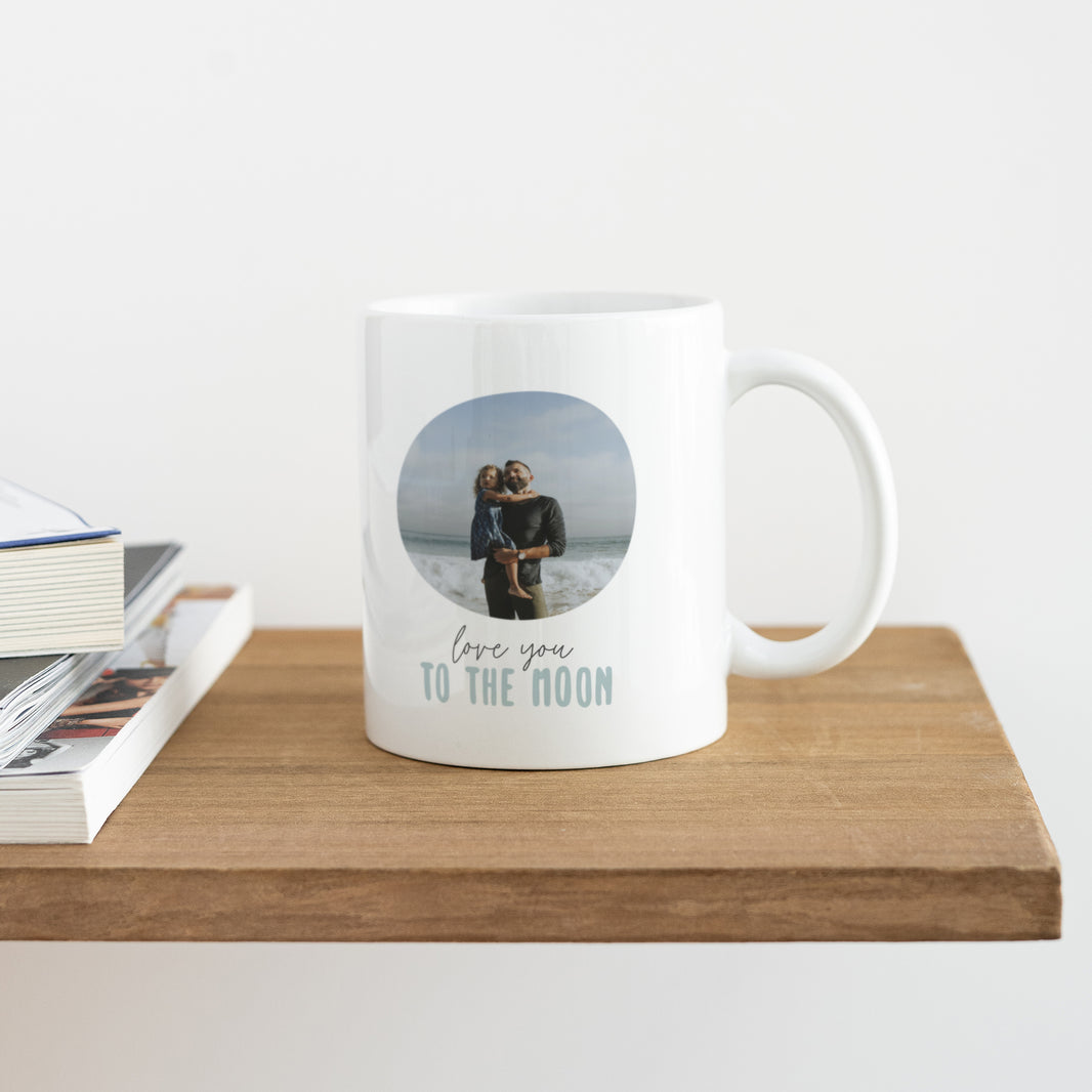 Mug Objets Blanc To the moon photo N° 4