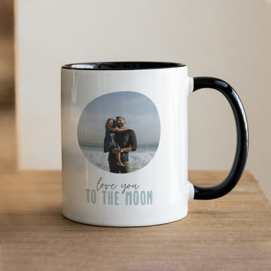 Mug Objets Noir To the moon III photo