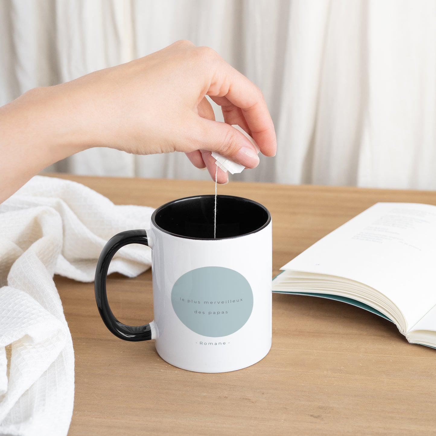 Mug Objets Noir To the moon III photo N° 3