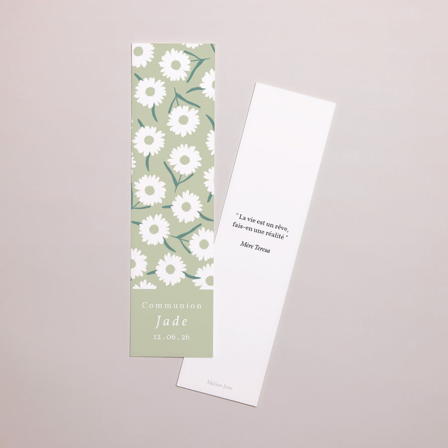 Marque-page Communion Marque-page Douceur de printemps photo