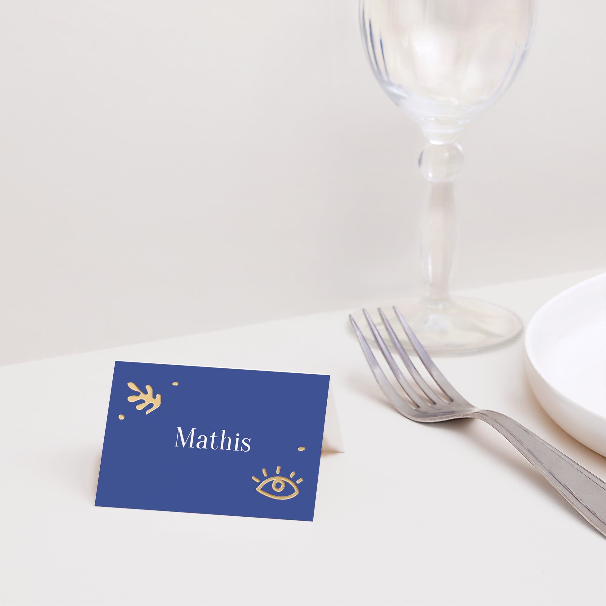 Marque-place Communion 2 volets À la manière du Fauvisme photo N° 2