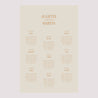 Plan de table Mariage Portrait Terre d'Ocre photo N° 2