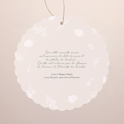 Carte de Noel Fin d'année À suspendre Tendre Noël photo N° 2