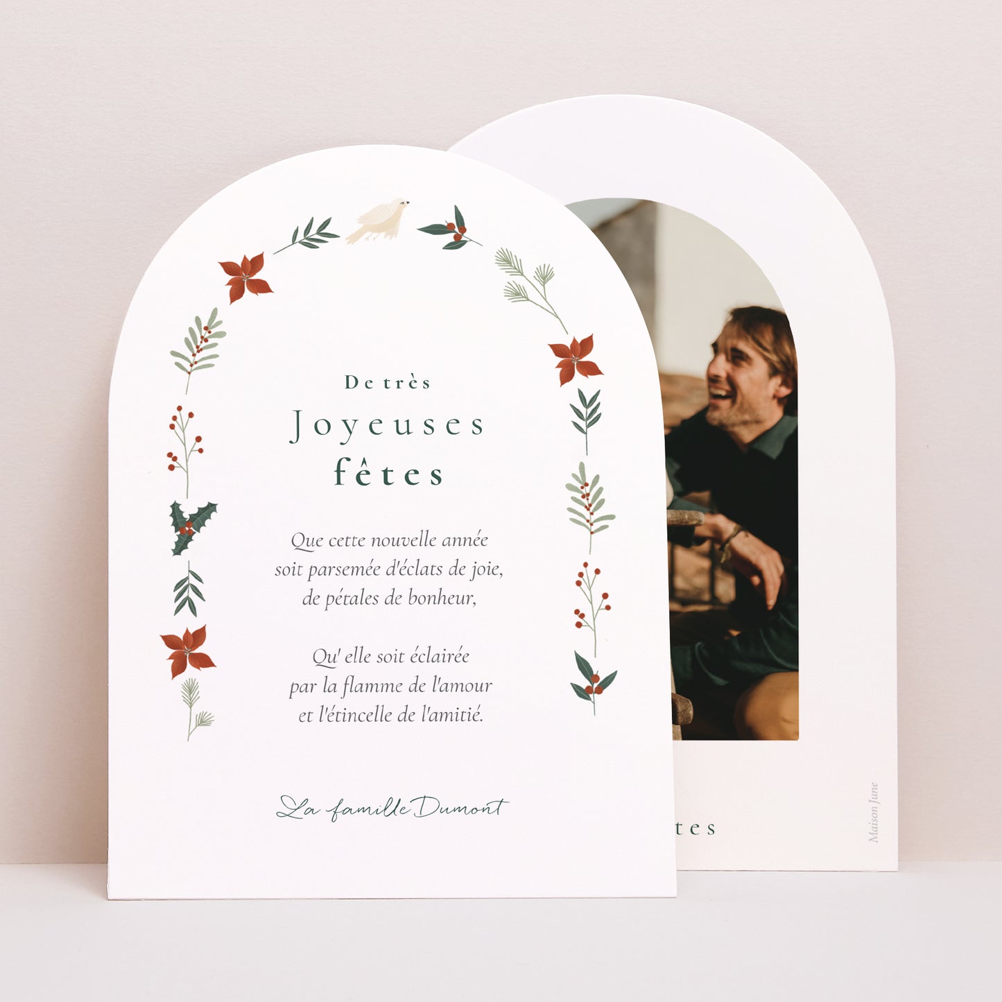 Carte de Noel Fin d'année Petite arche arche élements Noël photo N° 1