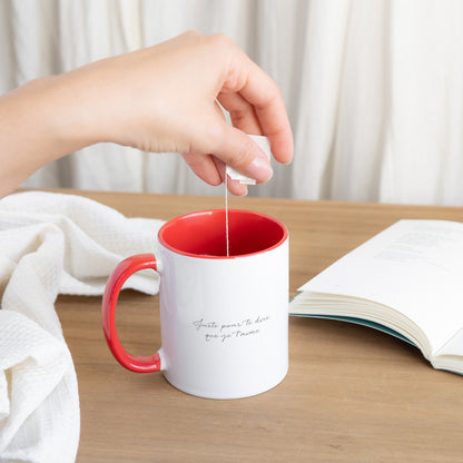 Mug Fin d'année Rouge Boule à souvenirs photo N° 3