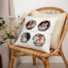Coussin Fin d'année Beige naturel Boule à souvenirs photo N° 2