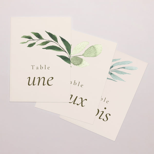 Marque table Mariage Rectangle Végétal, Eclats Dorés photo