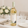 Etiquette bouteille Mariage Portrait Ondulations Modernes photo N° 2