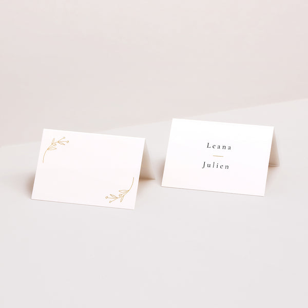 Marque-place Mariage 2 volets Infini Floral photo