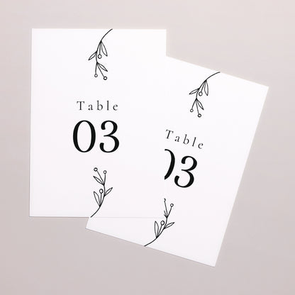 Marque table Mariage Rectangle Infini Floral photo N° 2