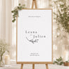 Panneau bienvenue Mariage Portrait 60 x 90 cm Infini Floral photo N° 1